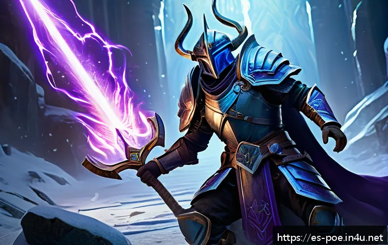 패스 오브 엑자일 디버프와 상태 이상 가이드 - A dynamic fantasy battlefield scene in Path of Exile style, featuring a warrior clad in detailed arm...